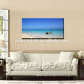 Beach Boat Canvas Art Print /Seascape Home Decor Wall art /Landscape Wall Decor Fine Art